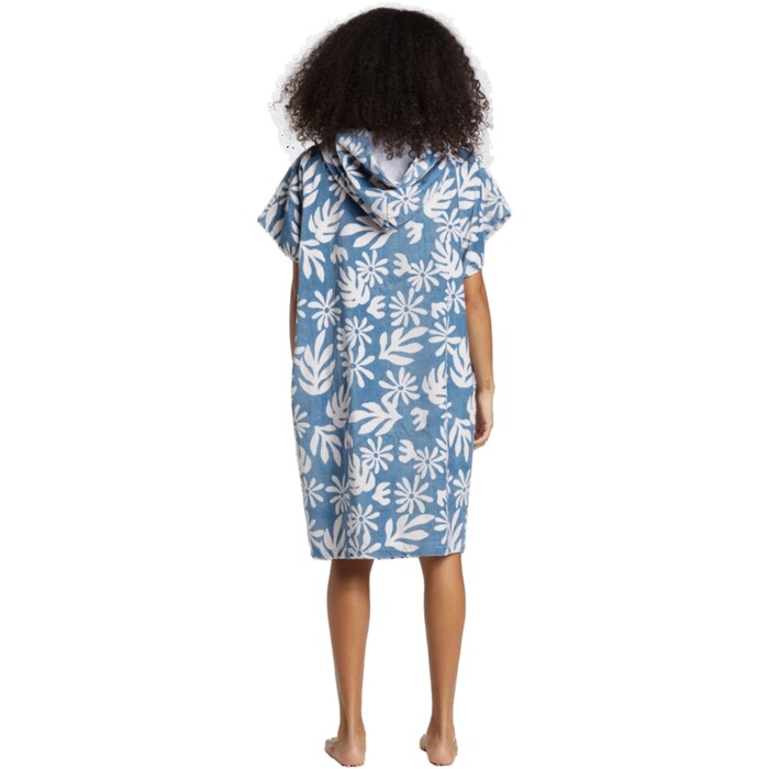 2024 Billabong Frauen Kapuzenhandtuch ABJAA00226 - Blue Shadow